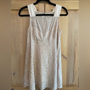 🧺Free People 60s vibes blush babydoll mini dress